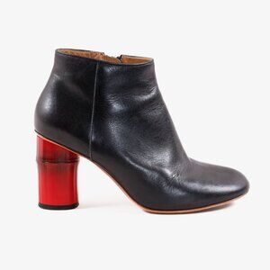 Acne Studios Red Bamboo Ankle Boots